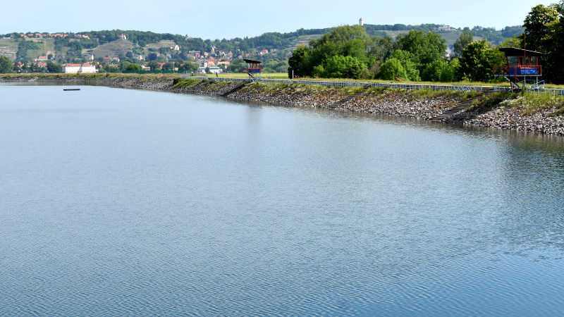 Stausee Cossebaude  Foto: MeiDresden.de/Mike Schiller