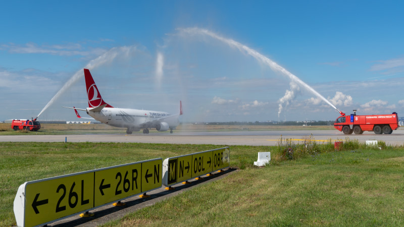 Wieder am Start: Leipzig/Halle – Istanbul mit Turkish Airlines   Foto: Mitteldeutsche Flughafen AG