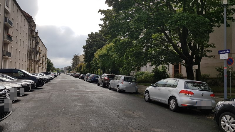 Radvorrangroute Ost: Arbeiten starten auf Laubestraße, Glashütter Straße und an der Kreuzung Glashütter Straße/Junghansstraße  Foto: MeiDresden.de