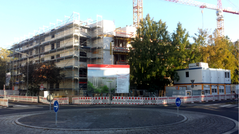 „Johannquartier“ in Dresden: QUARTERBACK Immobilien AG startet Bau von 200 Wohnungen in zentraler Lage ©MeiDresden.de /Frank Loose