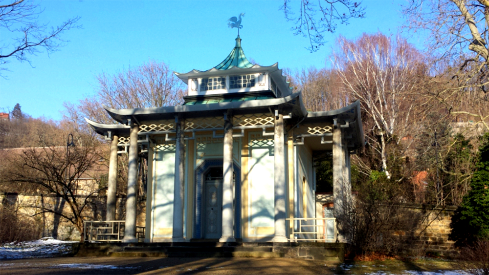 Schlosspark Pillnitz Chinesischer Pavillon ©MeiDresden.de