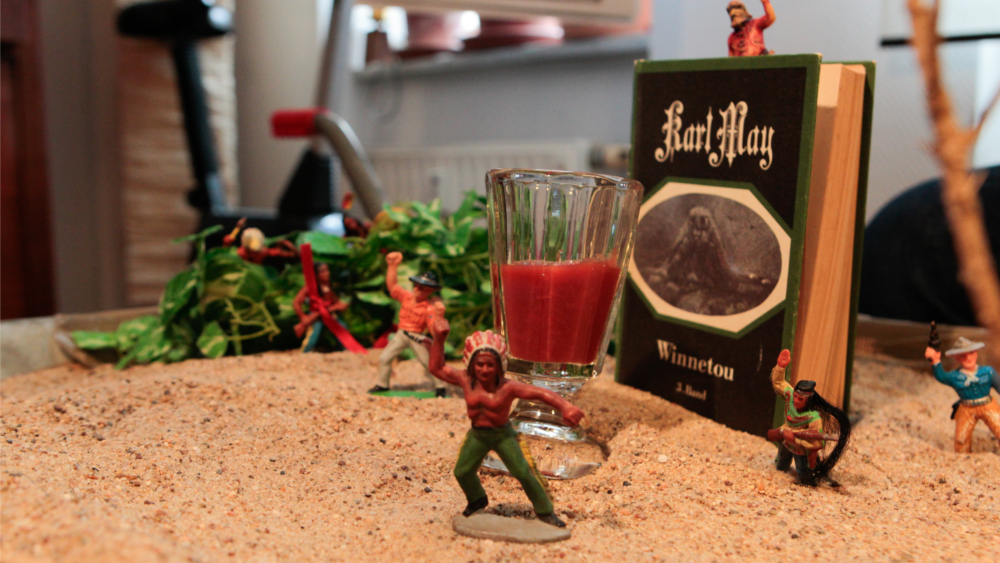 Schubkarre Karl May  © Martin Reimann