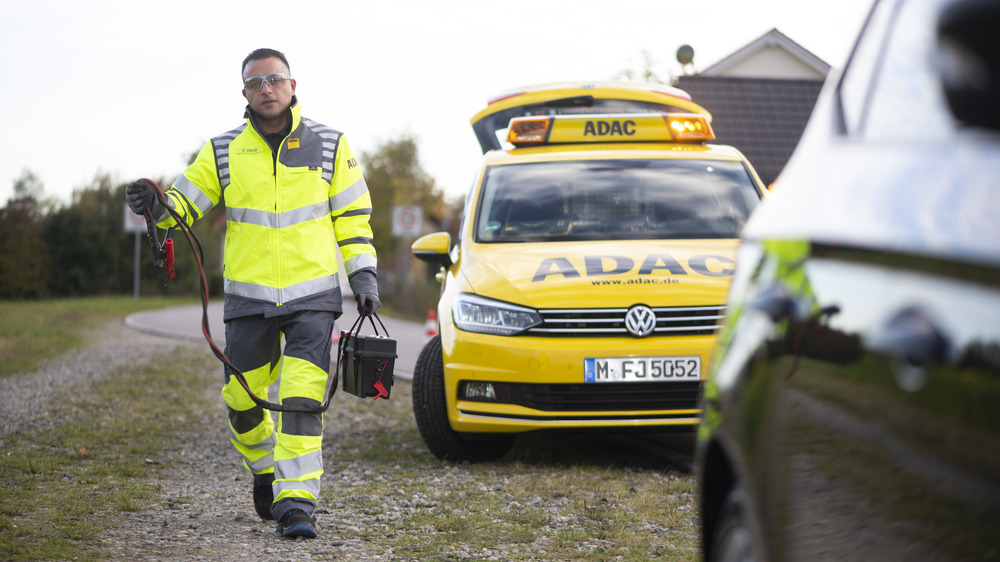 ADAC Pannenhelfer im Einsatz. Foto: Martin Hangen / ADAC e.V.