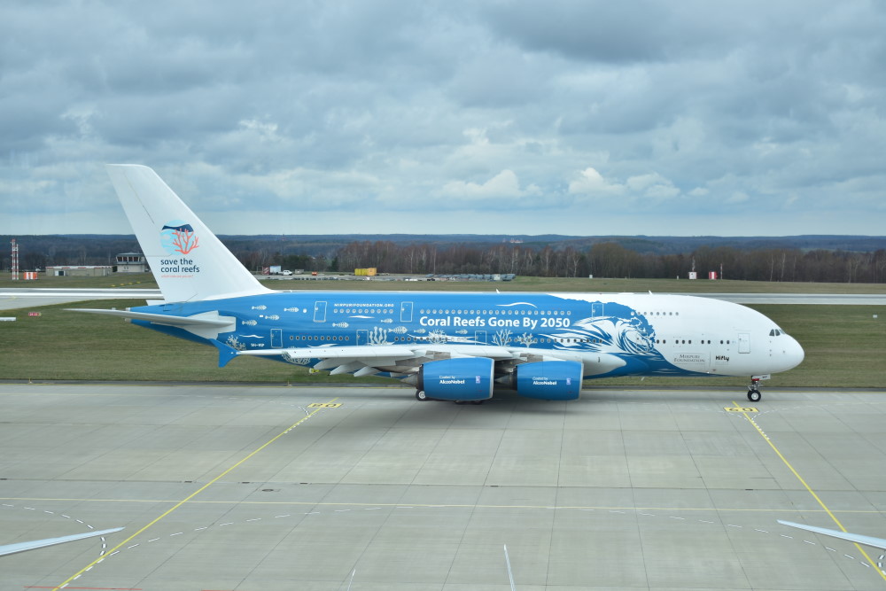 Besonderer Flieger von Hi Fly mit Corallen   © MeiDresden.de