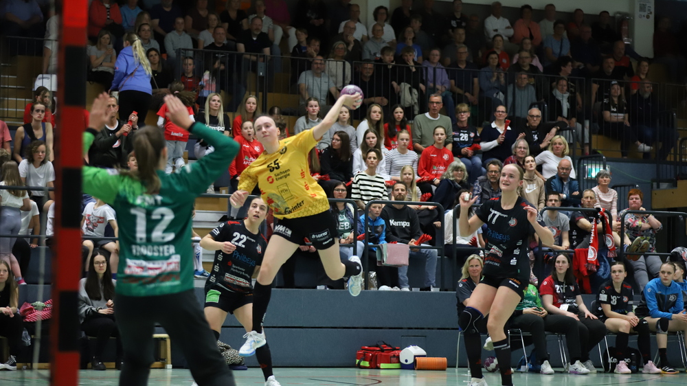 Alicja Pekala konnte vier Treffer zum Auswärtssieg in Buchholz beisteuern. Foto: HL Buchholz Rosengarten: 