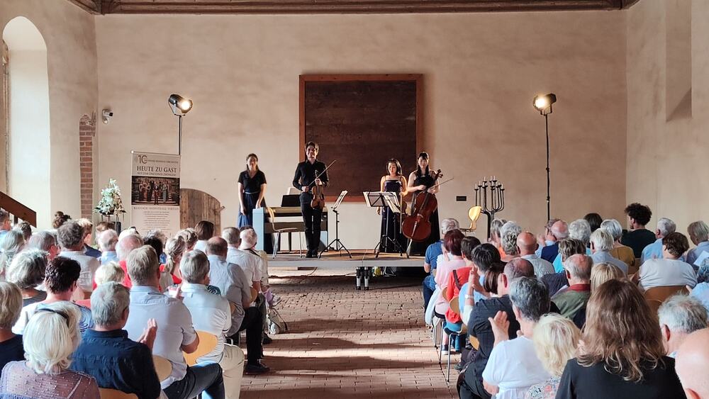Ensemble des Dresdner Residenz Orchesters zu Gast im Klosterpark Altzella © Juliane Schikade