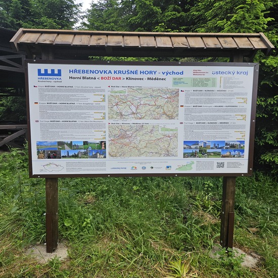 Feierliche Eröffnung der Fernwanderroute „Hřebenovka“. Foto Destinationsagentur Krušnohoří z. s.