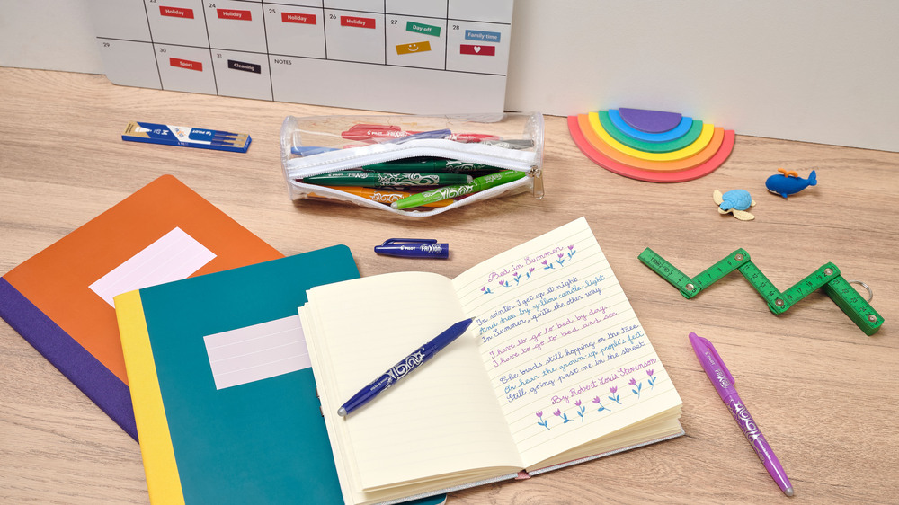 Bunte Stifte können helfen, die positive Energie der Ferien in die Schule mitzunehmen. Foto: DJD/Pilot Pen