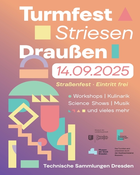 Plakat Turmfest 2025 Foto: Technische Sammlungen Dresden