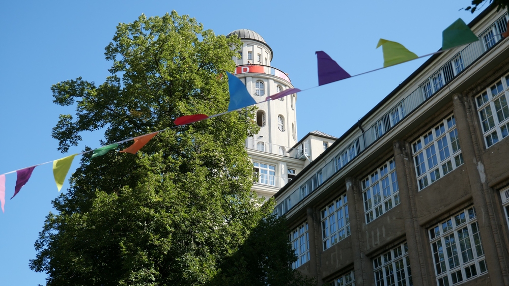Turmfest auf der Junghansstraße. Foto Technische Sammlungen Dresden/ Sophie Arlet