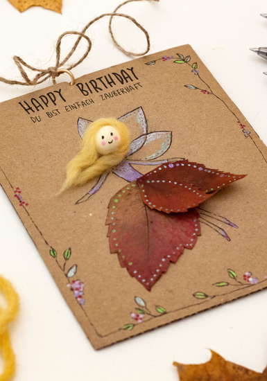 So kreativ und persönlich sind Geburtstagskarten selten. Foto: DJD/Pilot Pen