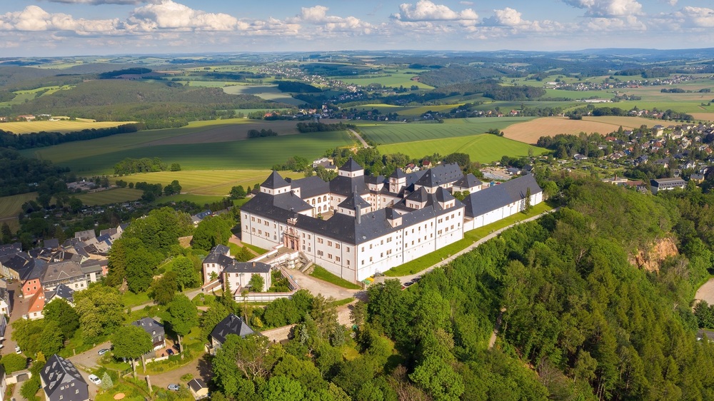 Drohnenaufnahme Schloss Augustusburg (c) Sebastian Theilig