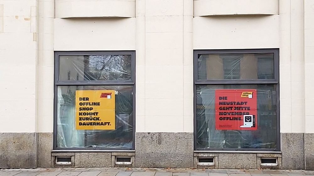 Offline Shop eröffnet im November nun am neuen Domizil in der Dresdner Neustadt. Foto: MeiDresden.de