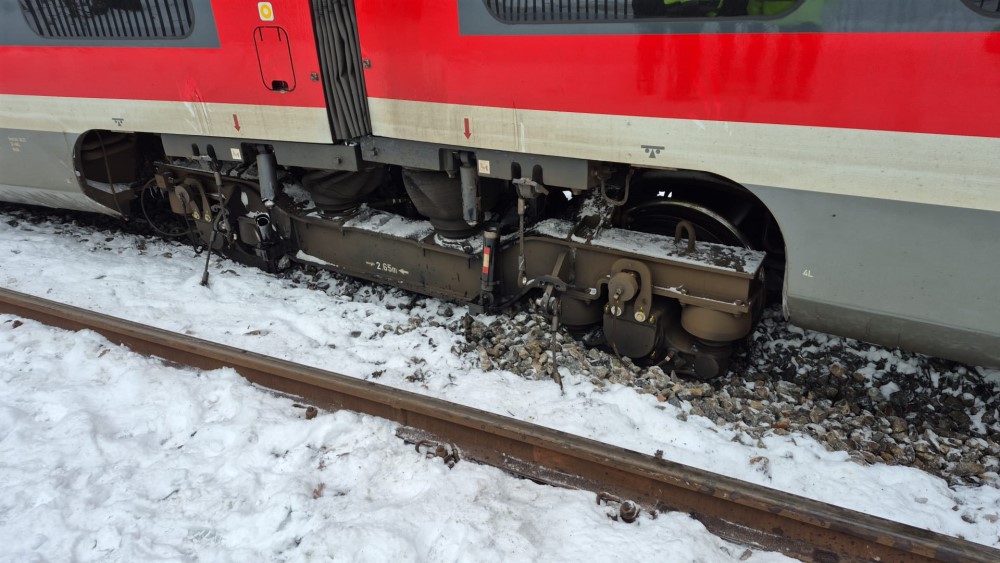 Entgleisung Bahn © Bundespolizeiinspektion Berggießhübel