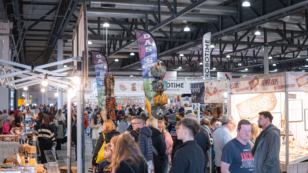 Ein guter Start ins Jahr 2026: Vom 20. bis 22. Februar verwandelt sich die Messe Dresden in ein Paradies für Bastel- und Backfreunde sowie Genießer. Foto:Økken GmbH