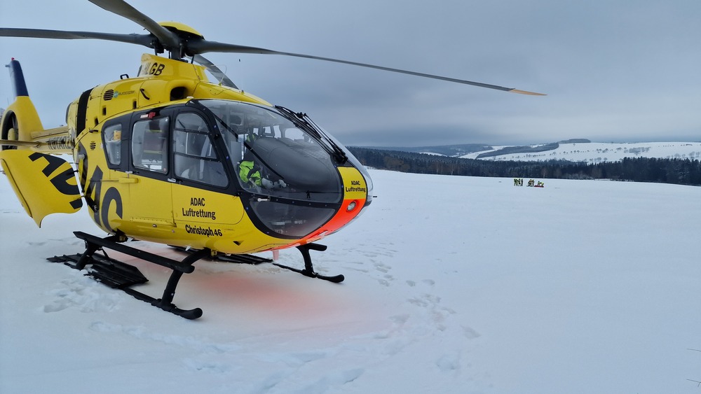 Christoph 46 Windereinsatz. Foto: ADAC Luftrettung gGmbH