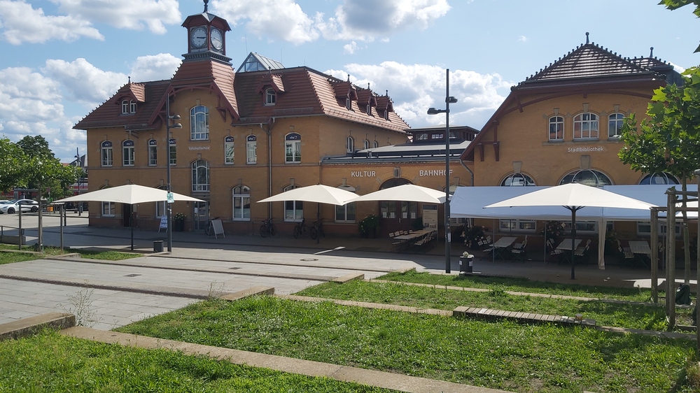 Kulturbahnhof Radebeul mit Bibliothek. Foto: MeiDresden.de