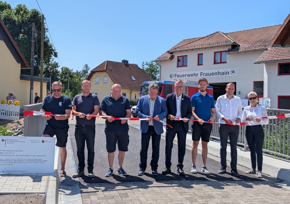 Verkehrsfreigabe  Foto: Landkreis Meißen